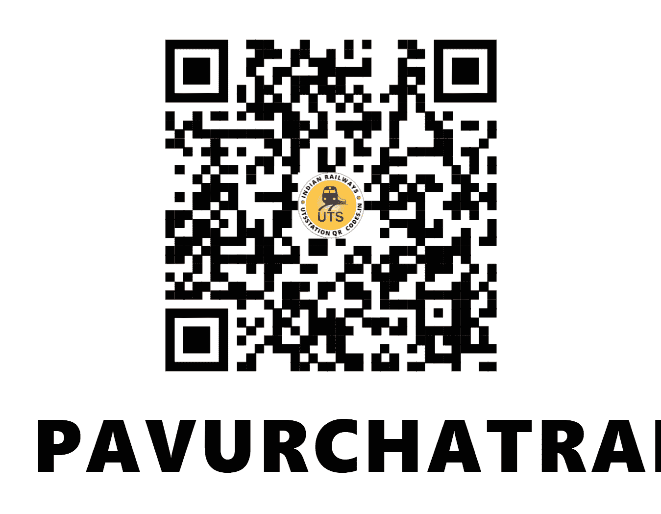 UTS QR Code for PAVURCHATRAM - PCM - SR (TAMIL NADU)